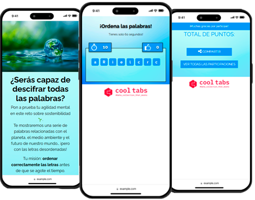 Ordena las letras